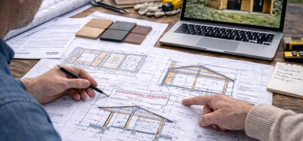 Vergunning bouwtekening