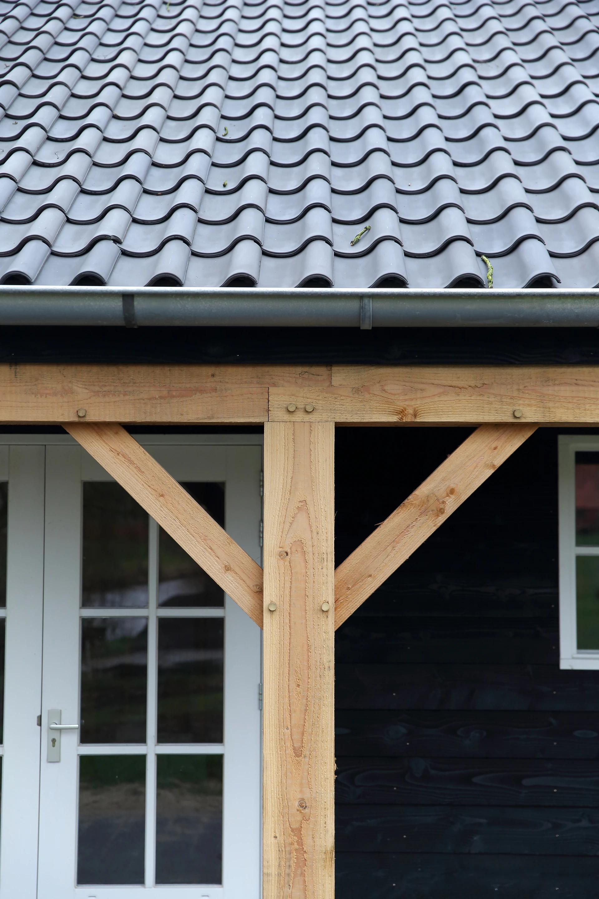 Houten nostalgische garage.02