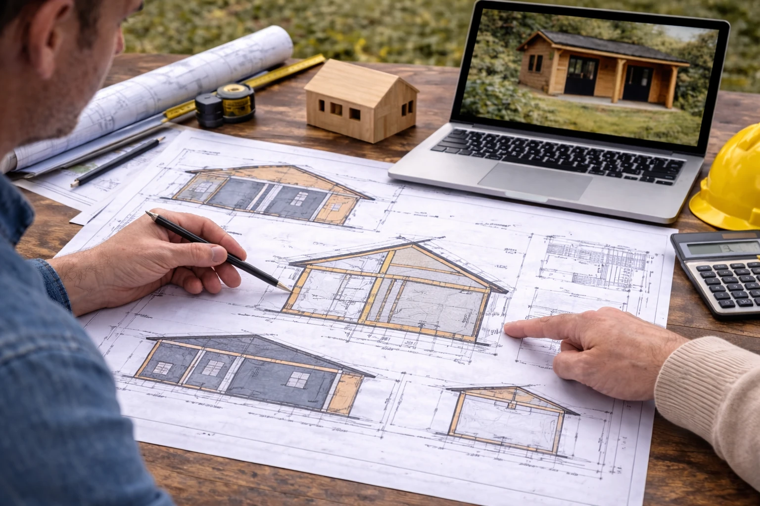 Doorsnedes bouwtekeningen