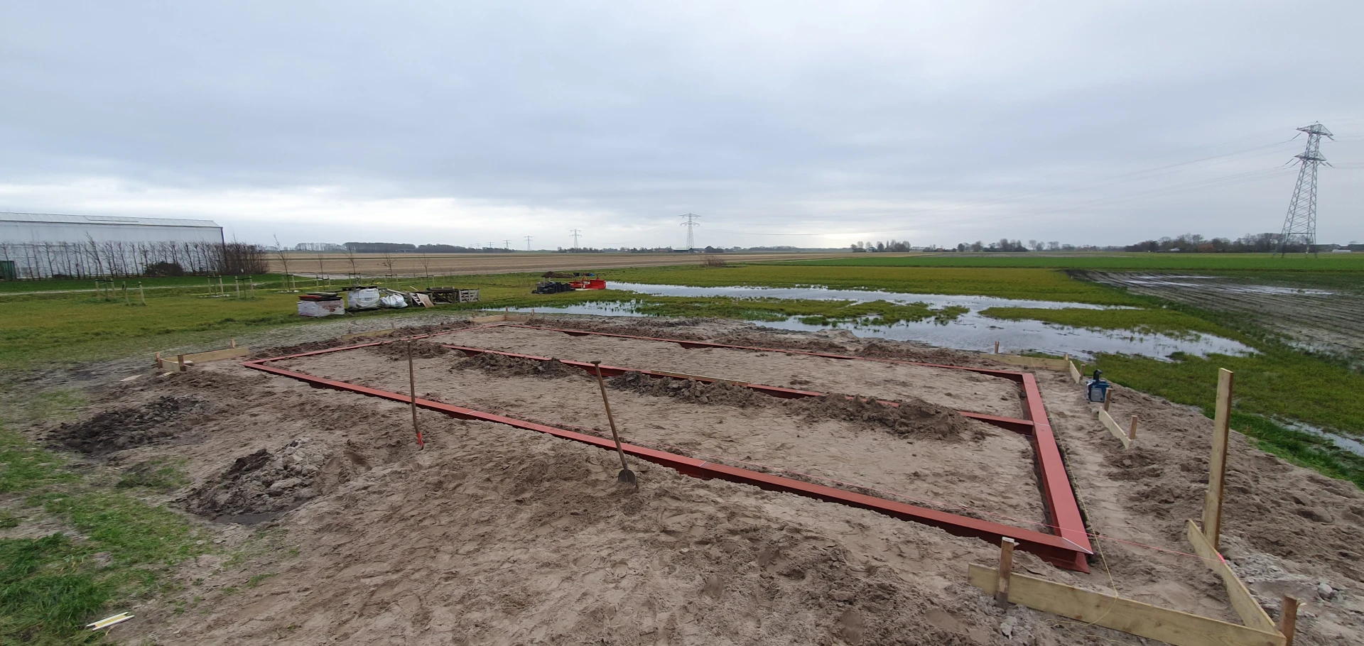 Schroefpalen fundering met staal