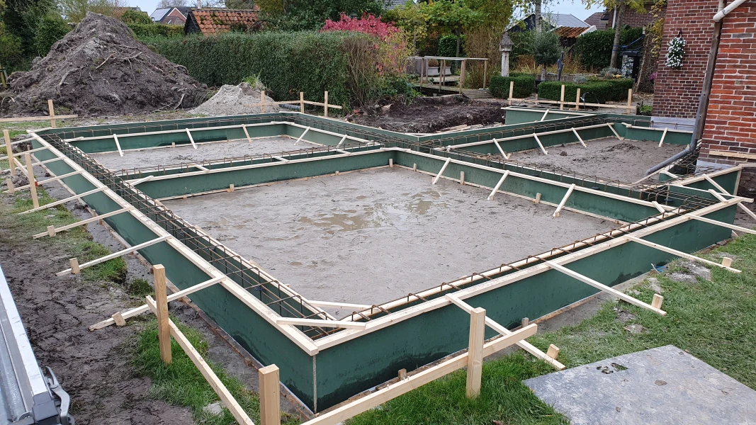 Betonstroken fundering