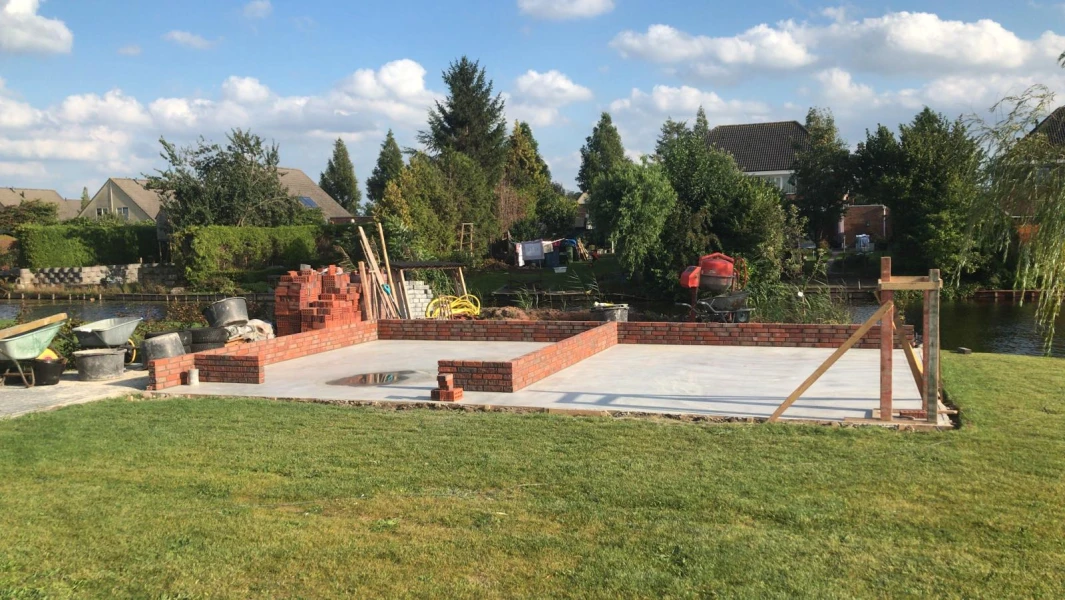 Gemetselde fundering